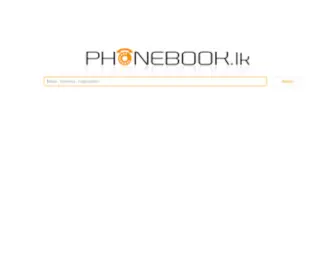 Phonebook.lk(Search) Screenshot