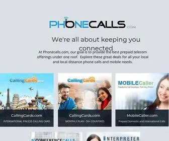 Phonecalls.com(Calling cards) Screenshot