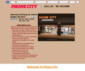 Phonecitymd.com(Best Cell Phone Screen Repair Store) Screenshot