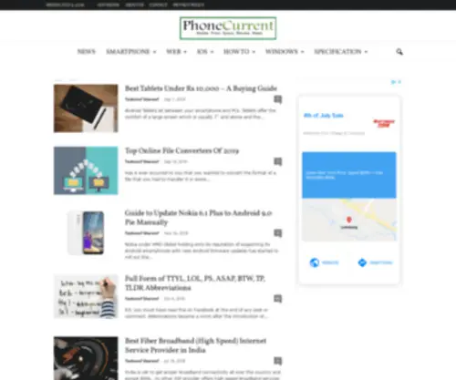 Phonecurrent.com(Phonecurrent) Screenshot