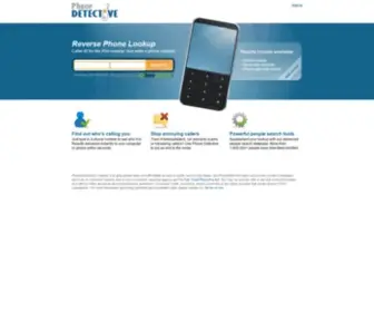 Phonedetective.com(Run A Reverse Phone Lookup With) Screenshot