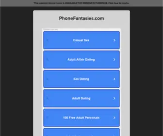 Phonefantasies.com(Phonefantasies) Screenshot