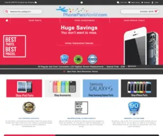 PhonepartWorld.com(IPhone 7) Screenshot