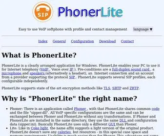 Phonerlite.de(VoIP) Screenshot