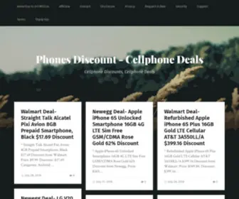 Phonesdiscount.com(Cellphone Deals) Screenshot