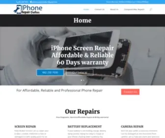 Phonesrepairdallas.com(IPhone Repair Dallas) Screenshot