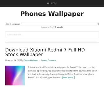 Phoneswallpaper.net(Phones Wallpaper) Screenshot
