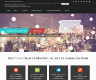 PhonesystemGlobal.com(Global Telecommunication & Technology company) Screenshot