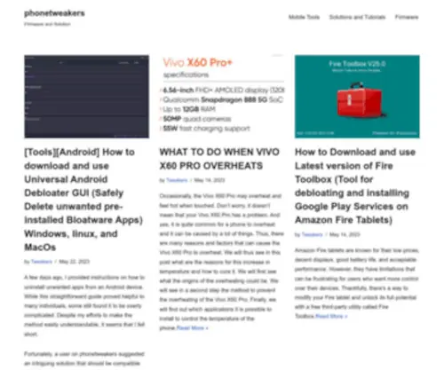 Phonetweakers.com(Firmware and Solution) Screenshot