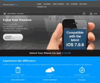 Phoneunlockking.com(The Best iPhone Unlock For iPhone 5S/5C/5/4S/4/3Gs/3G/2) Screenshot