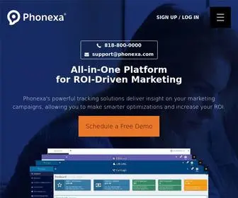 Phonexa.com(Calls, Leads, Clicks, Email & Accounting Marketing) Screenshot