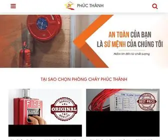 Phongchayphucthanh.com(Phòng Cháy Phúc Thành) Screenshot