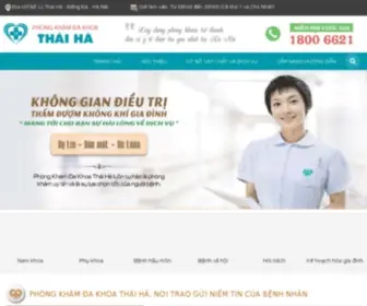 Phongkhamthaiha.com(Phòng Khám Đa Khoa Thái Hà) Screenshot