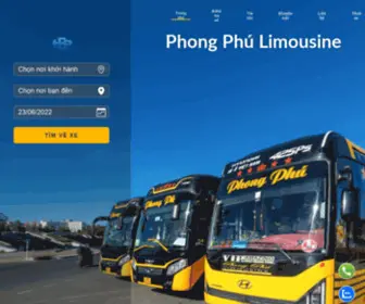 Phongphulimousine.com(Xe khách Phong Phú Limousine) Screenshot