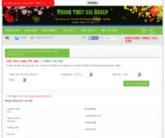 Phongthuygia.com(Showroom Phong thuy gia) Screenshot