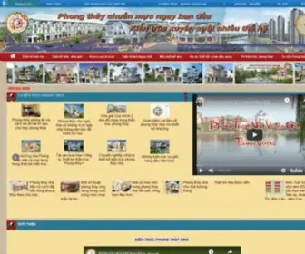 Phongthuynha.com(Công ty CP Thiết kế kiến trúc Phong thủy & Xây dựng) Screenshot