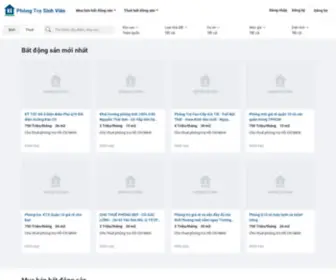 Phongtrosinhvien.net(Phòng Trọ Sinh Viên) Screenshot