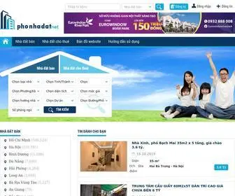 Phonhadat.net(Kênh thông tin về bất động sản tại Việt Nam) Screenshot
