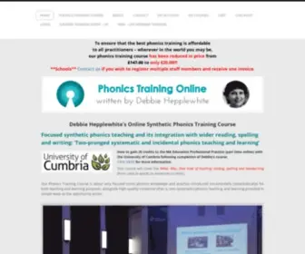 Phonicstrainingonline.com(Phonics Training Online) Screenshot