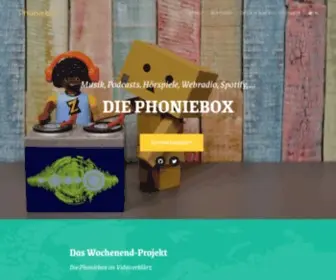 Phoniebox.de(Die freie Musikbox für Kinder) Screenshot