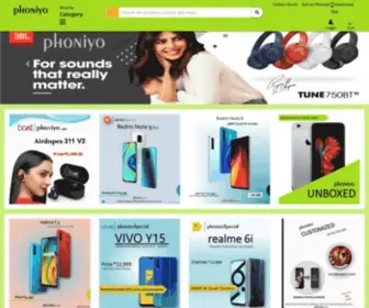 Phoniyo.com(Online shopping site) Screenshot