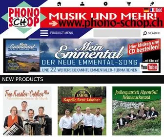 Phono-Schop.ch(Musik und Mehr) Screenshot