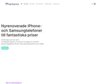 Phonova.se(Begagnade iPhone & Samsung till fantastiska priser) Screenshot