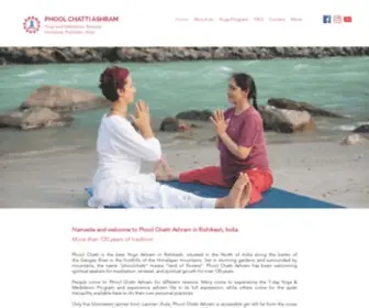 Phoolchattiyoga.com(Best Yoga Ashram in Rishikesh) Screenshot