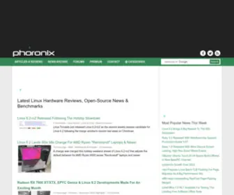Phoronix.com(Linux Hardware Reviews & Performance Benchmarks) Screenshot