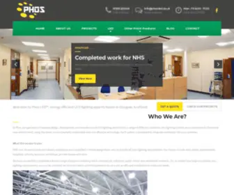 Phos-LED.co.uk(Phos LED) Screenshot