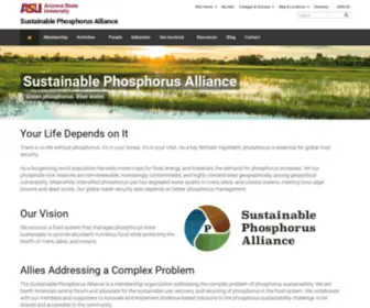 Phosphorusalliance.org(The Sustainable Phosphorus Alliance) Screenshot