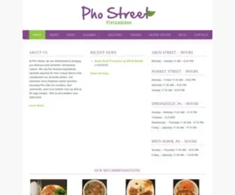Phostreet.com(Vietnamese Restaurant) Screenshot