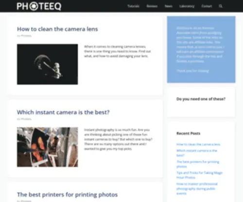 Photeeq.com(Photgraphy tutorials) Screenshot