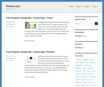 Photics.com(Online since 1998) Screenshot