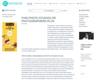 Photo-Studio.co(Find Photo Studios or Photographers in US) Screenshot