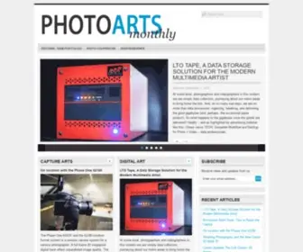 Photoartsmonthly.com(Photo Arts Monthly) Screenshot
