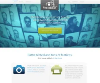 Photoboof.com(Windows-based photobooth system) Screenshot