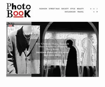 Photobookmagazine.com(A Fashion and Art magazine) Screenshot