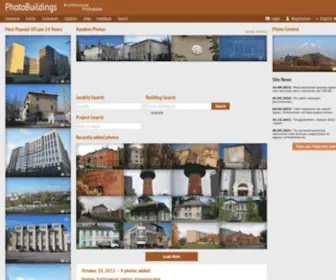 Photobuildings.com(Архитектурная фотобаза) Screenshot
