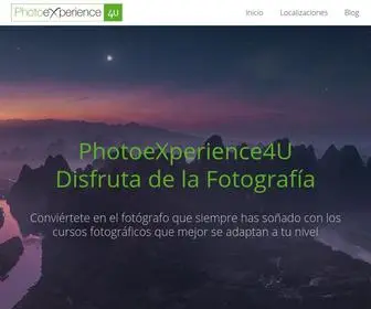 Photoexperience4U.com(Inicio) Screenshot