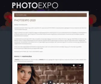 Photoexpo.hu(Az év legfotósabb napja) Screenshot