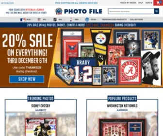Photofile.com(Sports photos and gifts) Screenshot