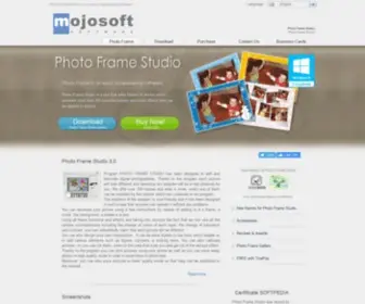 Photoframestudio.com(Frame your photos with Photo Frame Studio software for digital photos .Photo Frame is an easy scrapbooking software) Screenshot