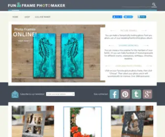 Photofunmaker.com(Photo Frames Online) Screenshot