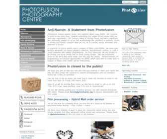 Photofusion.org(Photofusion Photography Centre) Screenshot