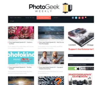 Photogeekweekly.com(Photo Geek Weekly) Screenshot