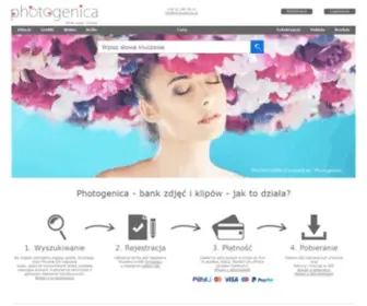 Photogenica.pl(Bank zdjęć Photogenica) Screenshot