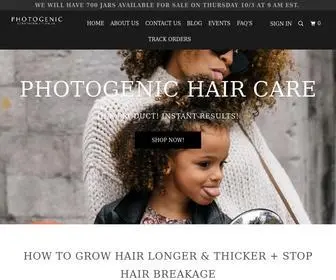 Photogenichaircare.com(The all) Screenshot