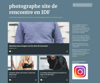 Photographe-Site-Rencontre.fr(Votre photographe site de rencontre en Ile de France) Screenshot