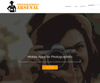 Photographersarsenal.com(Mobile Apps for Photographers) Screenshot